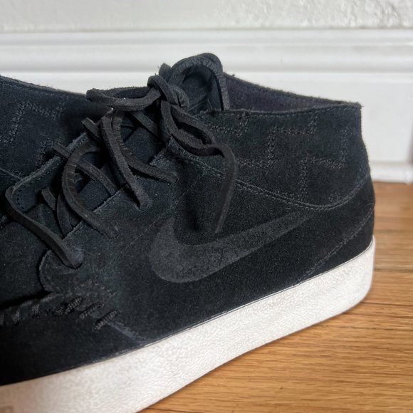 Nike Sb Zoom Stefan Janoski Crafted MID Black - Picture 4 of 9
